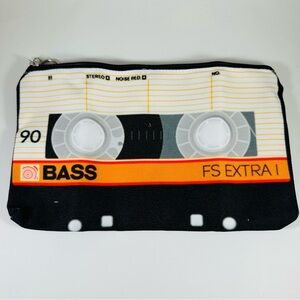 Retro Cassette Tape Pouch makeup bag